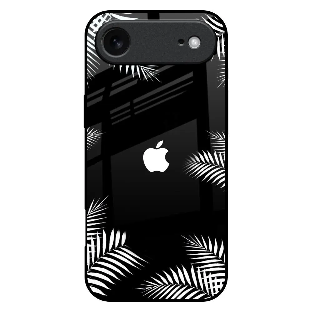 Zealand Fern Design Glass Case For iPhone 17 Air Clear Frame Gradient Finish