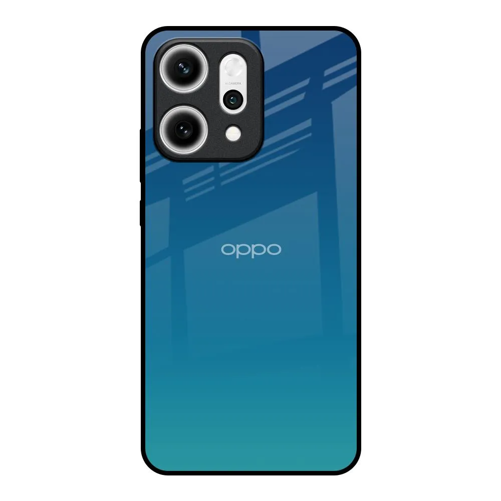 Celestial Blue Glass Case For Oppo Reno14 5G Smooth Detail