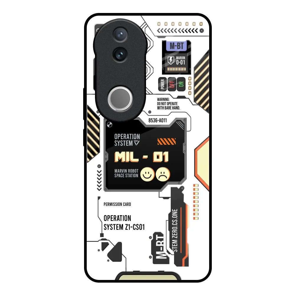 Drop Protection Tech Display Glass Case for IQOO Z10R 5G