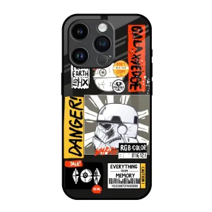 Elegant Finish Design Premium Shield Galaxy Edge Glass Case for iPhone 14 Pro