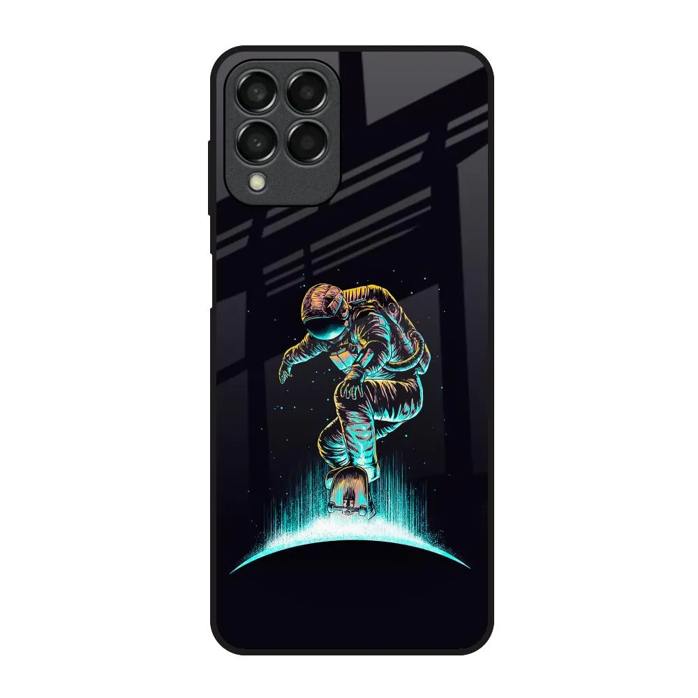 Compact Shell Star Ride Glass Case for Samsung Galaxy M53 5G