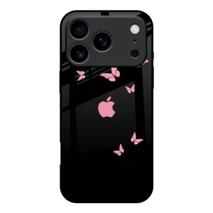 Flexible Detail Design Fly Butterfly Glass Case for iPhone 17 Pro
