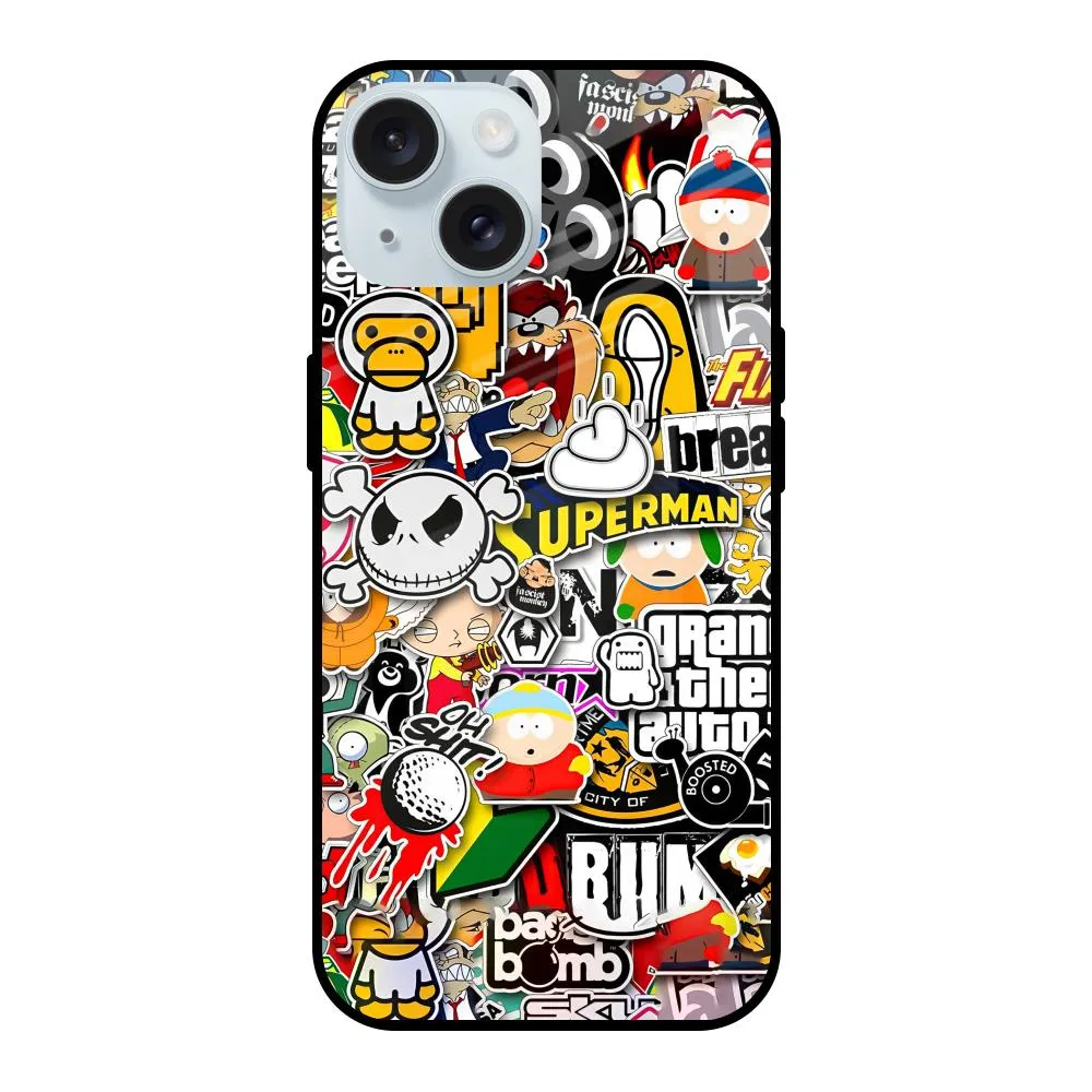 Boosted Glass Case for iPhone 15 Soft Look Texture