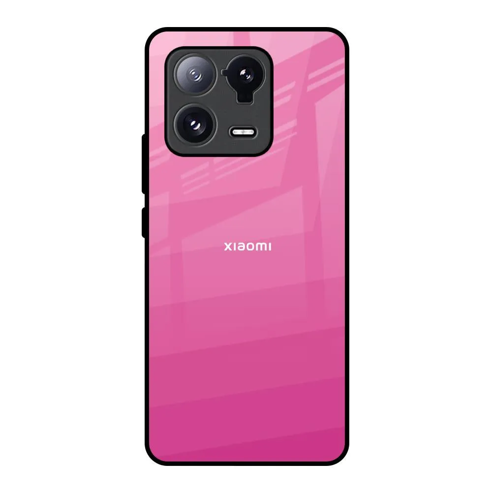 Pink Ribbon Caddy Glass Case for Mi 13 Pro Stylish frame
