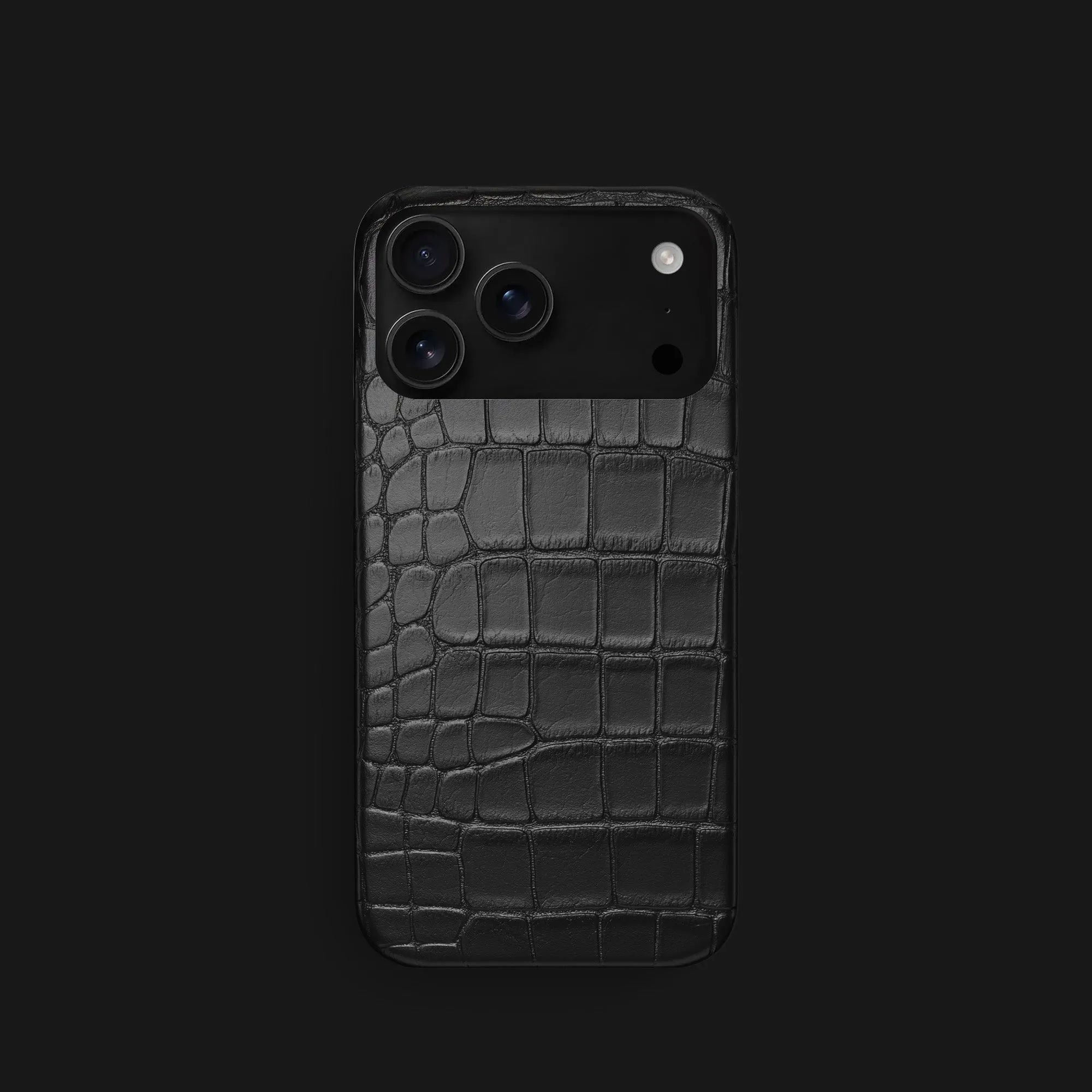 Slim Case Edition Black For iPhone 17 Pro In Alligator High gloss