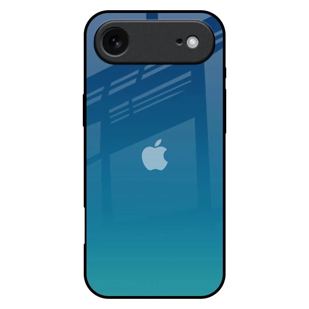 Stylish Edge Celestial Blue Glass Case For iPhone 17 Air