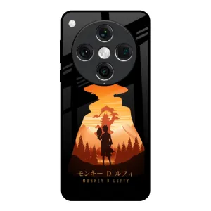 Luffy One Piece Glass Case for Oppo Find x8 Pro Shock Frame Matte Layer