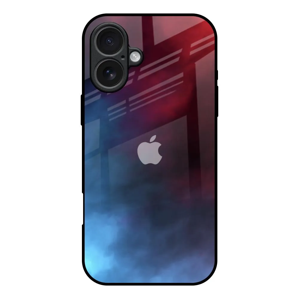 Smokey Watercolor Glass Case for iPhone 17 Premium Shield Vibrant pattern