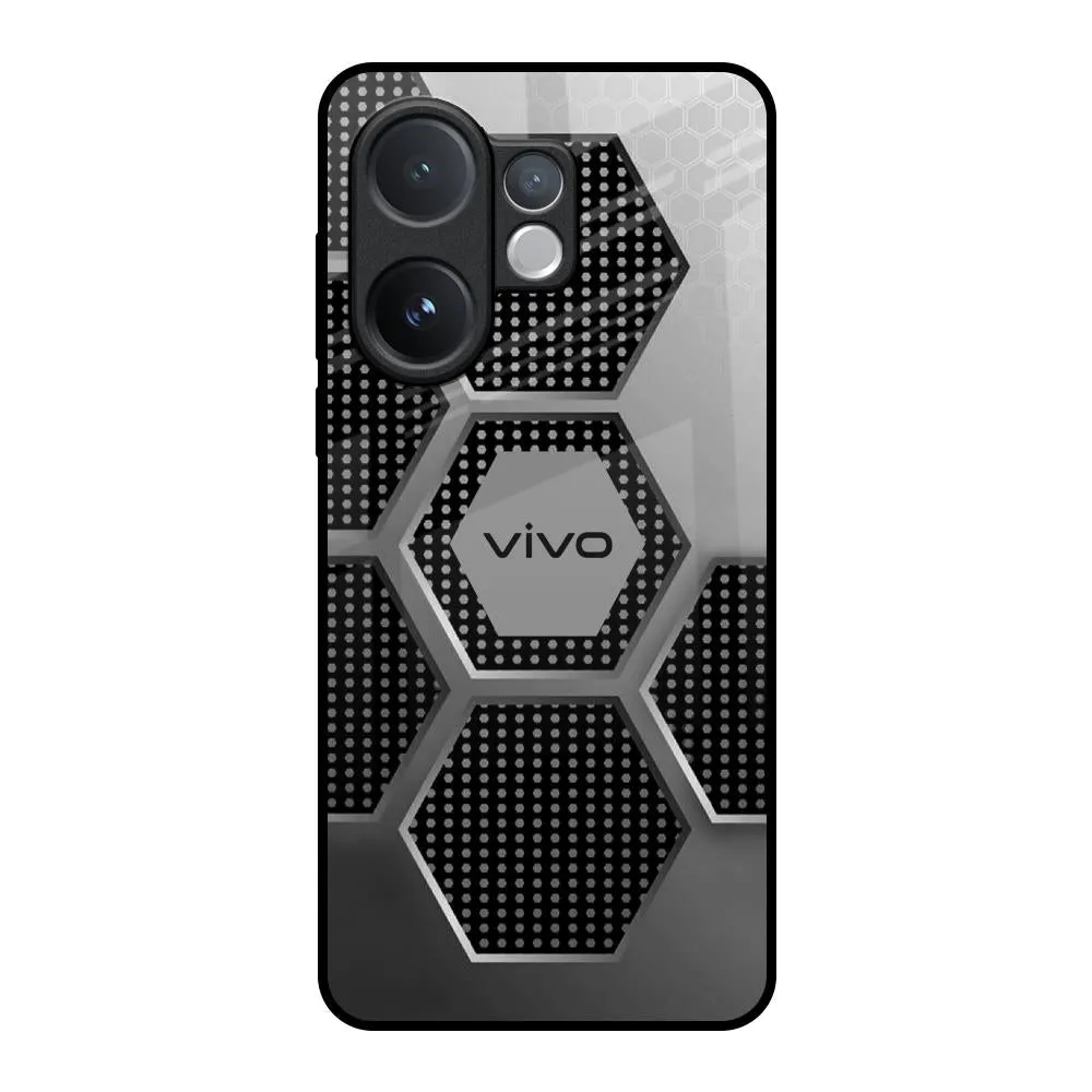 Hexagon Style Glass Case For Vivo V60 5G Light Build