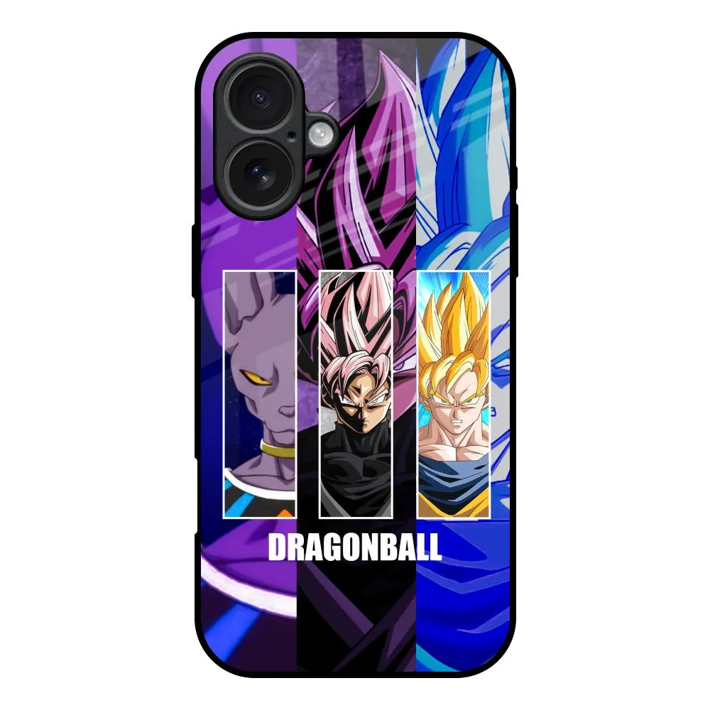 Vibrant pattern Compact Build DGBZ Glass Case for iPhone 17