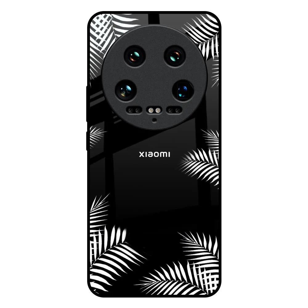 Premium Texture Design Zealand Fern Design Glass Case For Mi 14 Ultra 5G