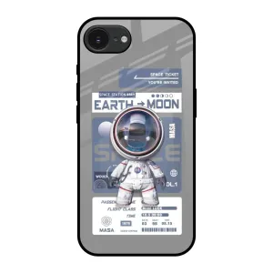 Space Flight Pass Glass Case for Apple iPhone 16e Protective Pattern