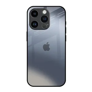 Space Grey Gradient Glass Case for iPhone 14 Pro Classic Texture Stylish Color