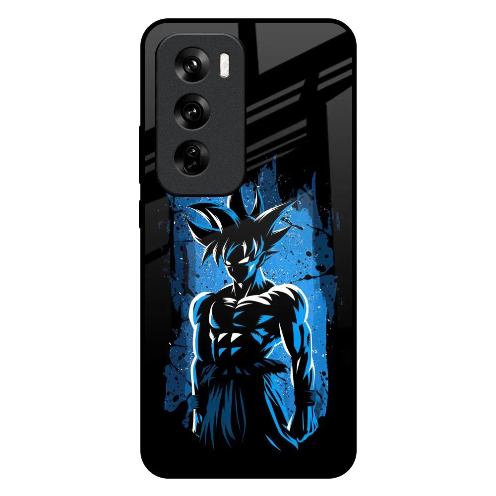 Splatter Instinct Glass Case for Oppo Reno 12 5G Stylish Cover Ergonomic Shape