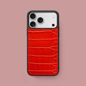 Sport Case Deep Coral For iPhone 17 Pro Max In Alligator Sleek Feel