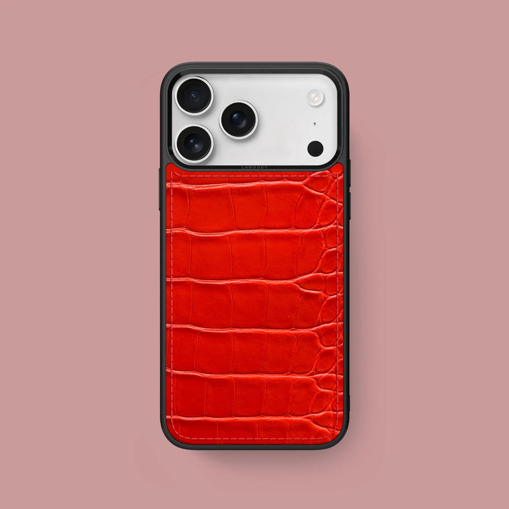 Sport Case Deep Coral For iPhone 17 Pro Max In Alligator Sleek Feel
