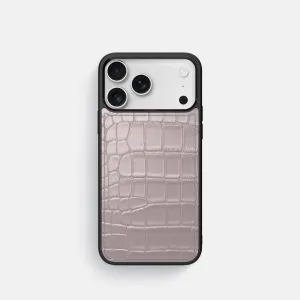Sport Case For iPhone 17 Pro In Metallic Alligator Vivid Surface Hybrid Material Build