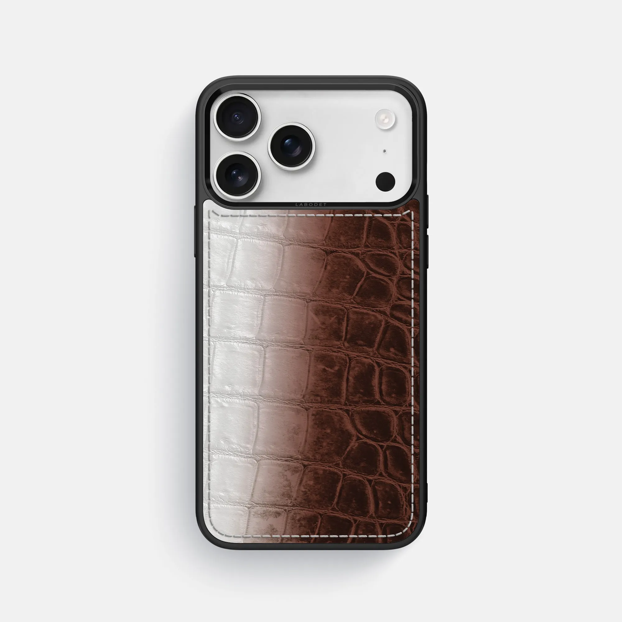 Sport Case For iPhone 17 Pro Max In Himalayan Crocodile Clear Frame