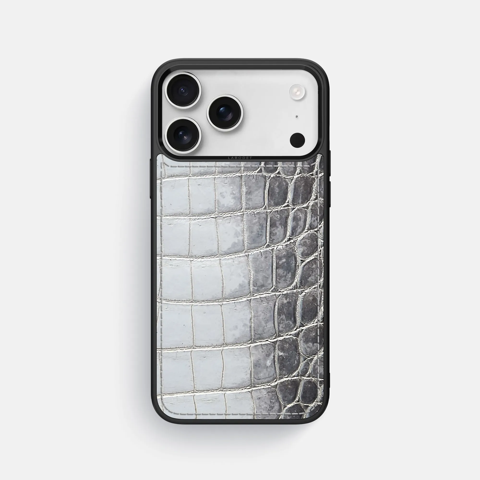 Outdoor Travel Transparent Look Sport Case For iPhone 17 Pro Max In Himalayan Crocodile