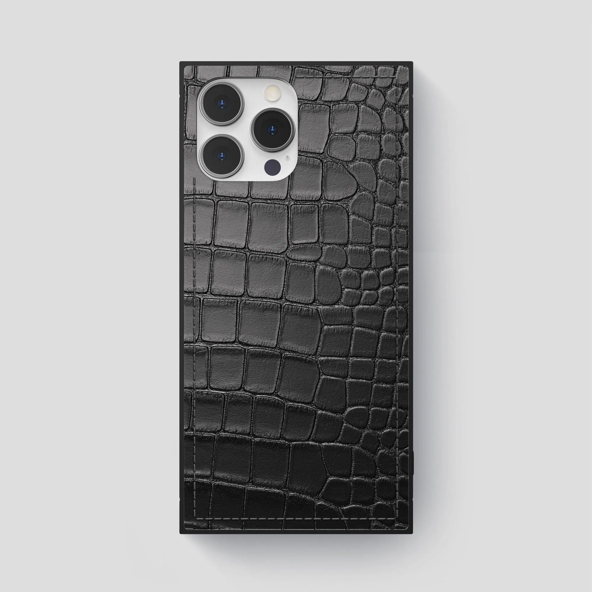 Square Case For iPhone 14 Pro Max In Alligator Classic Grip