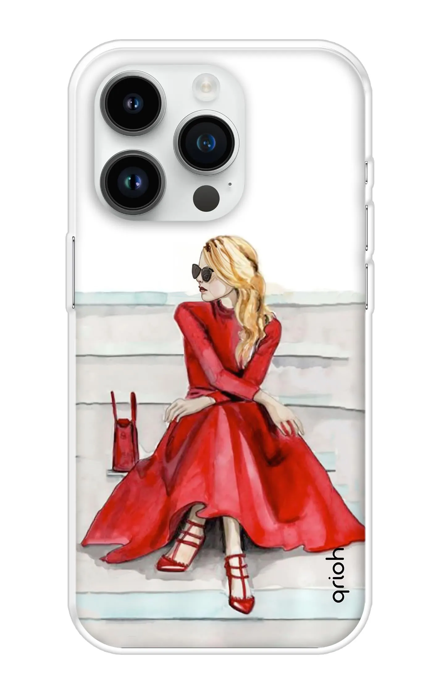 Still Waiting Soft Cover for iPhone 14 Pro Stylish Grip Texture