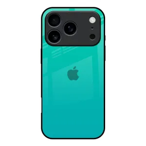Cuba Blue Glass Case For iPhone 17 Pro Durable Finish Layer