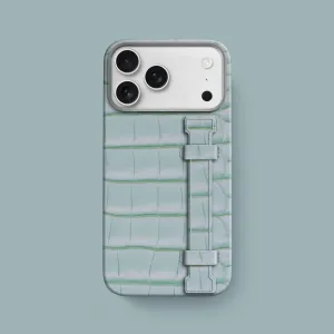 Handle Case Mint Gum For iPhone 17 Pro Max In Alligator Protective Craft