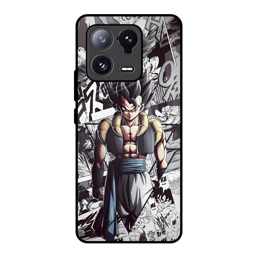 Dragon Anime Art Glass Case for Mi 13 Pro Smooth Pattern Finish