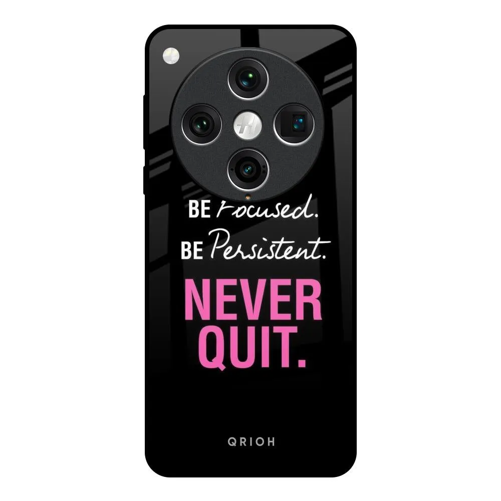 Be Focused Glass Case for Oppo Find x8 Pro Tough Frame Glossy Pattern