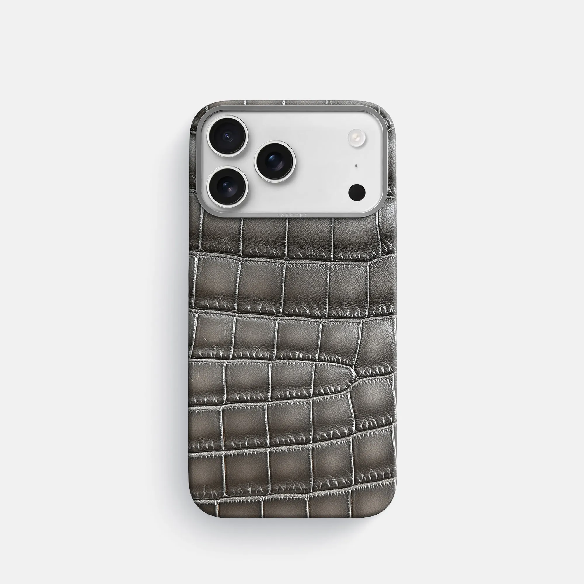 Stylish frame Classic Case For iPhone 17 Pro In Patina Alligator