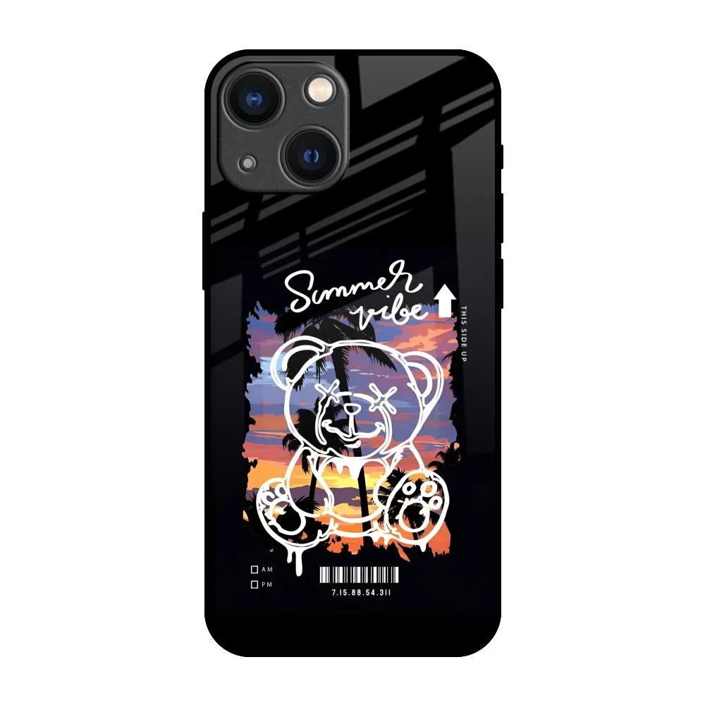 Summer Vibe Glass Case for iPhone 14 Plus slim fit