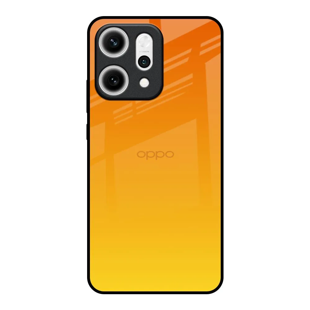 Hybrid Protection Sunset Glass Case for Oppo Reno14 5G
