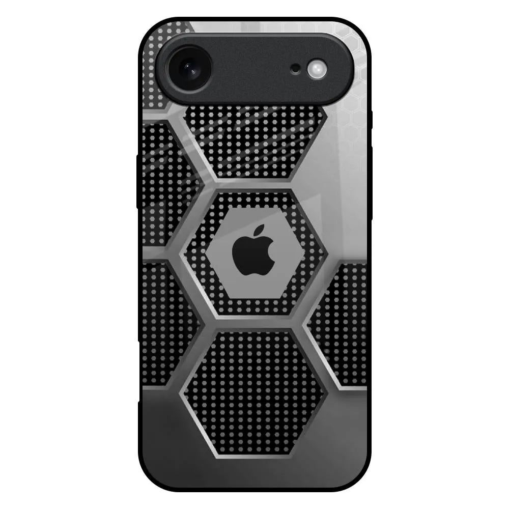 Hexagon Style Glass Case For iPhone 17 Air Grip Control Modern Build