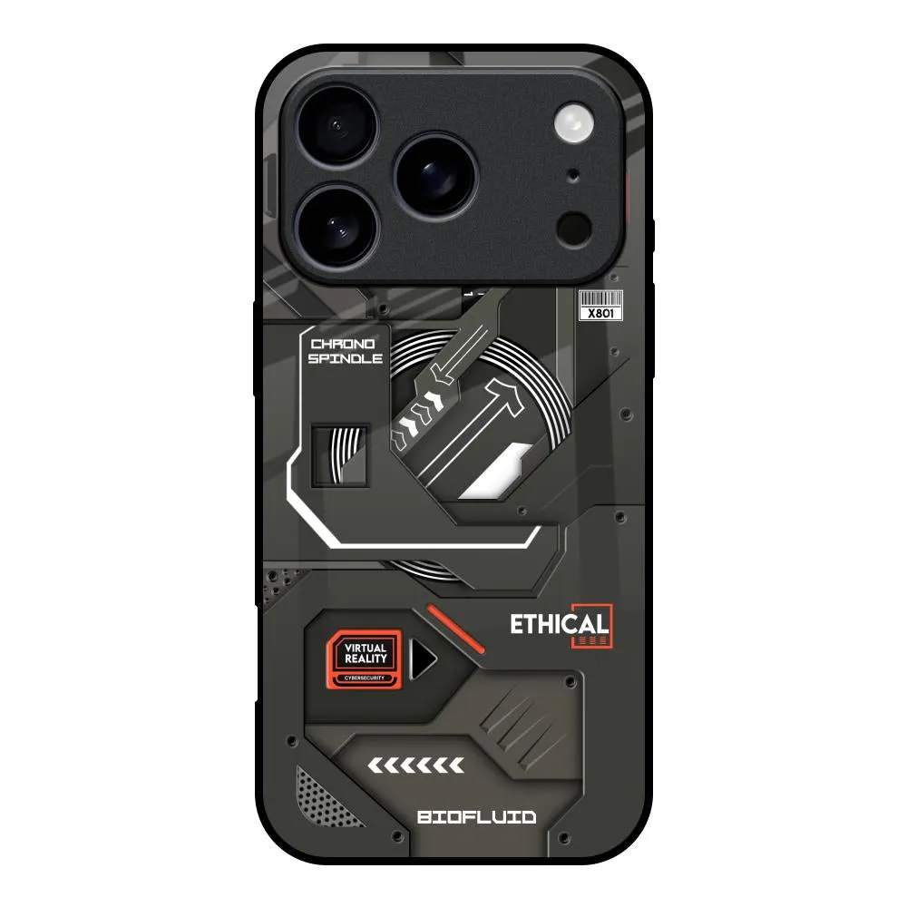 Tech Aesthetics Glass Case for iPhone 17 Pro Long Lasting Classic Finish