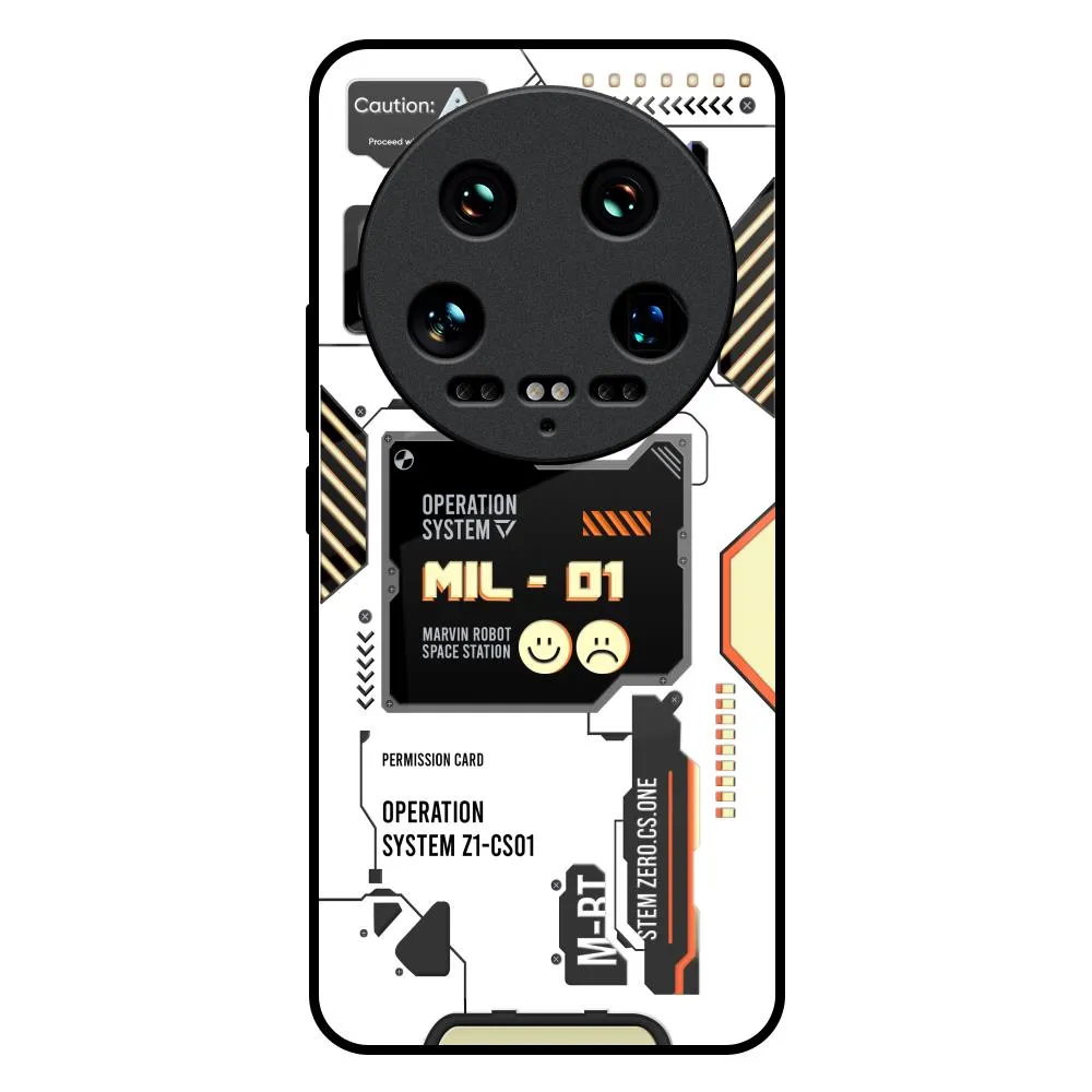 Smooth Feel Tech Display Glass Case for Mi 14 Ultra 5G