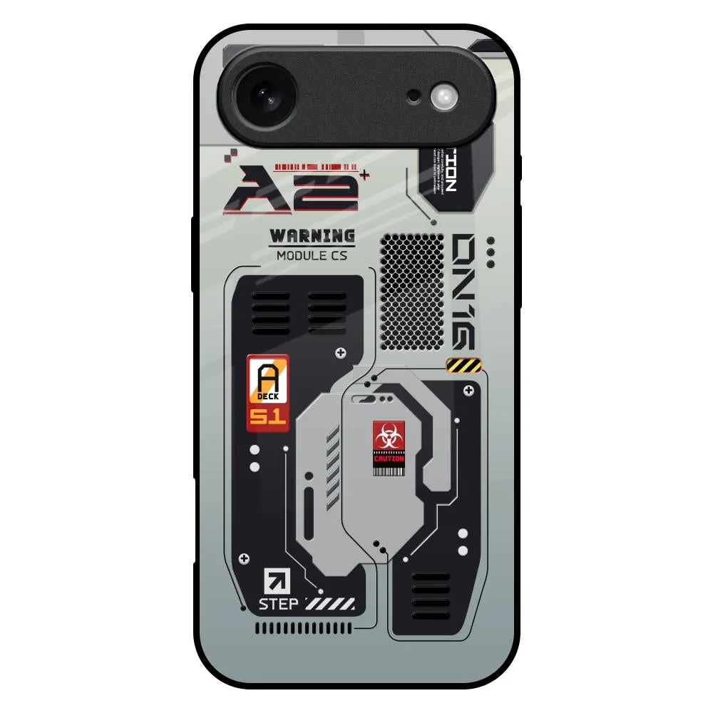 Refined Look Techno Vibes Glass Case for iPhone 17 Air