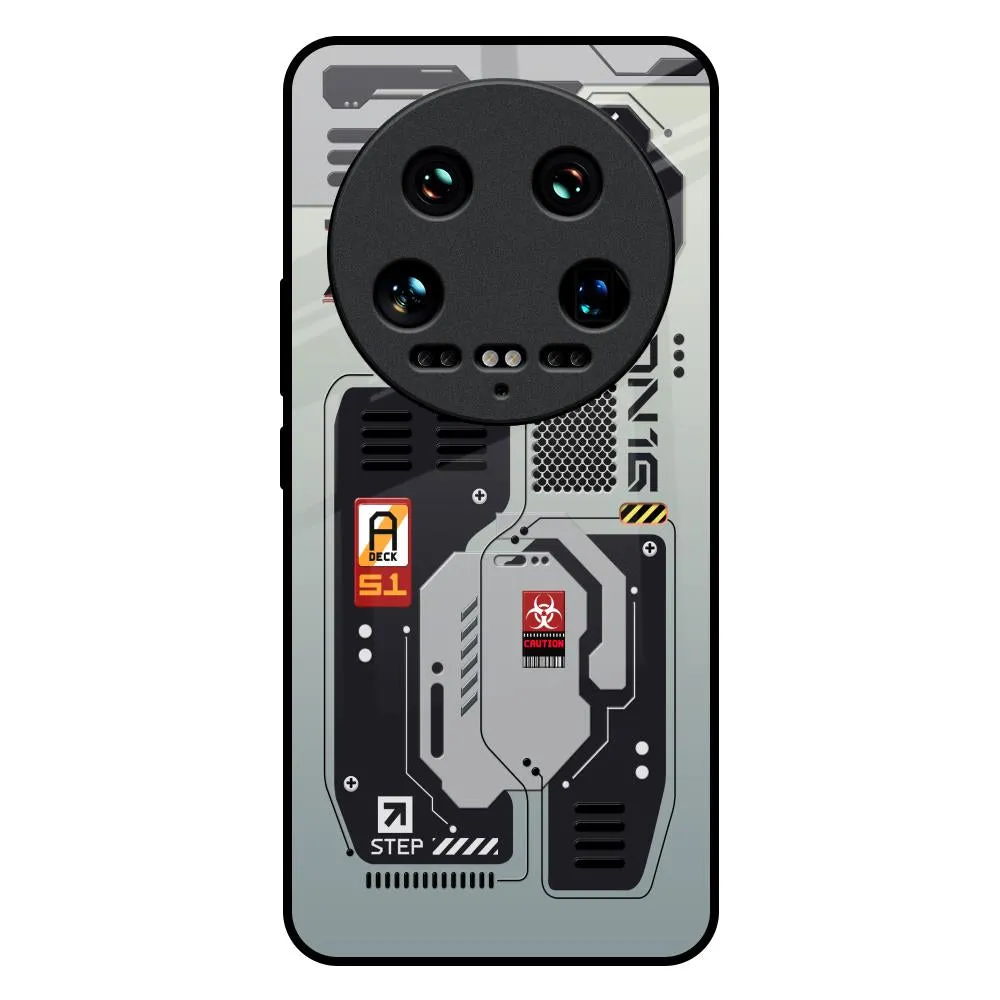 Techno Vibes Glass Case for Mi 14 Ultra 5G Premium Detail Phone Accessory