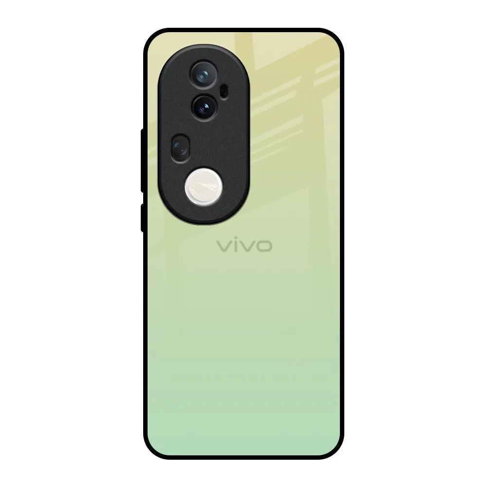 Gradient Finish Trendy Finish Mint Green Gradient Glass Case for Vivo T4 Ultra 5G