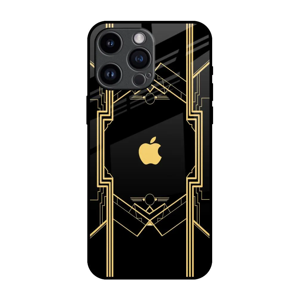Scratch Block Sacred Logo Glass Case for iPhone 14 Pro Max
