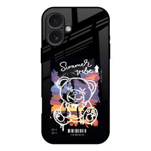 Summer Vibe Glass Case for iPhone 17 Lightweight Grip Hybrid Look