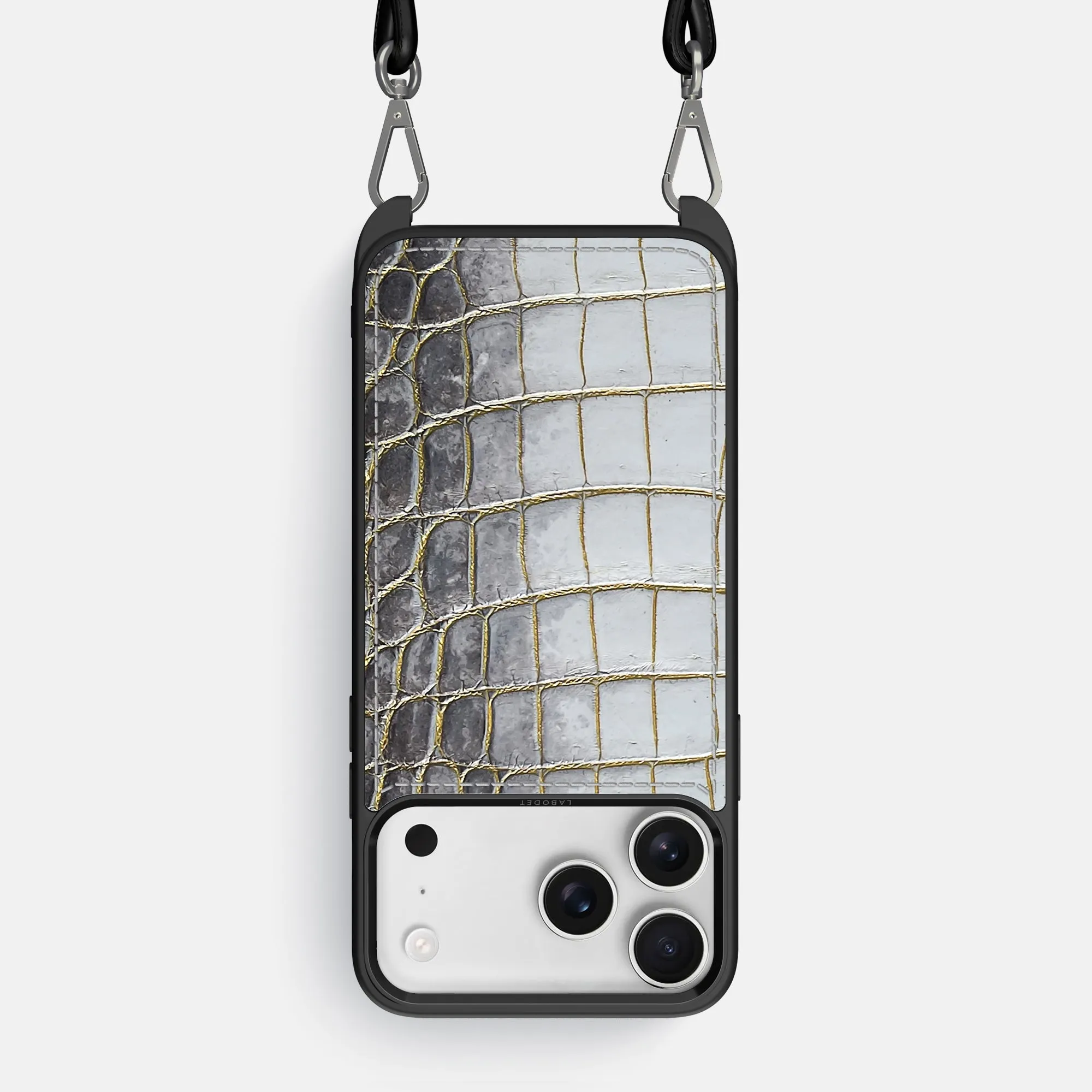 Premium Touch Crossbody Sport Case For iPhone 17 Pro Max In Himalayan Crocodile