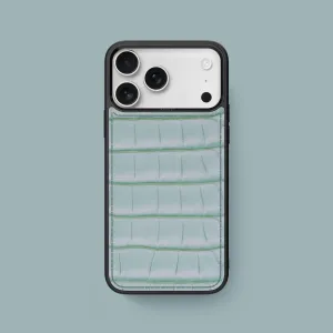 Elegant Edge Sport Case Mint Gum For iPhone 17 Pro Max In Alligator