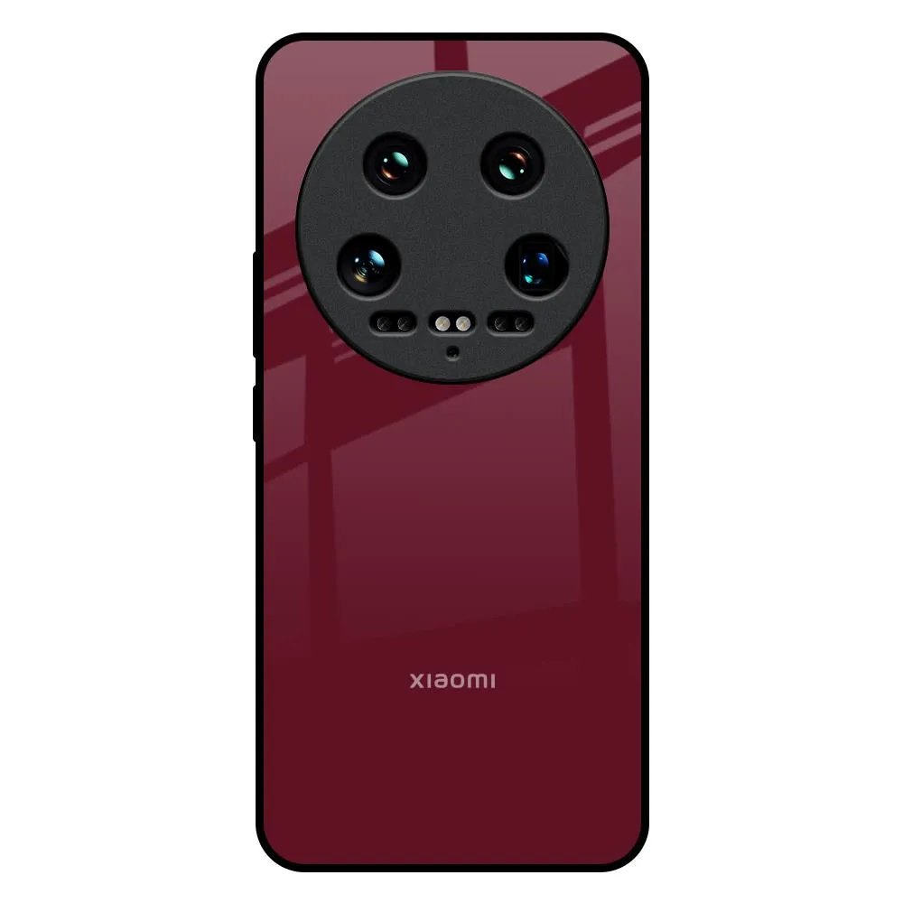 Classic Burgundy Glass Case for Mi 14 Ultra 5G Classic Design