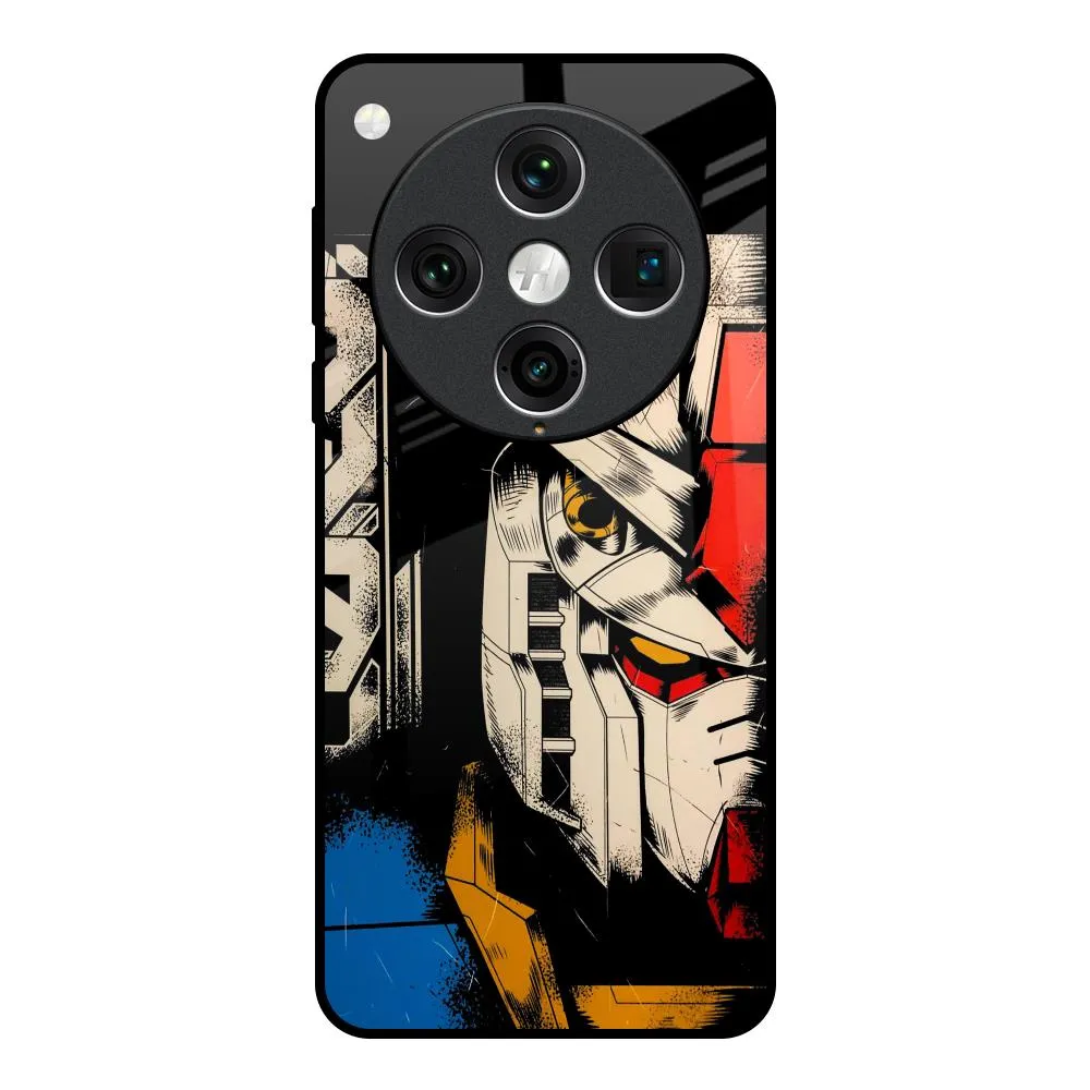 Transformer Art Glass Case for Oppo Find x8 Pro Protective Detailing Edge