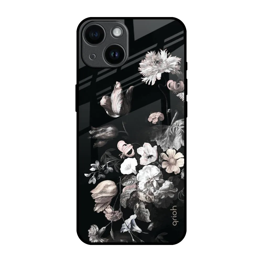 Vivid Gradient Polished Surface Artistic Mural Glass Case for iPhone 14