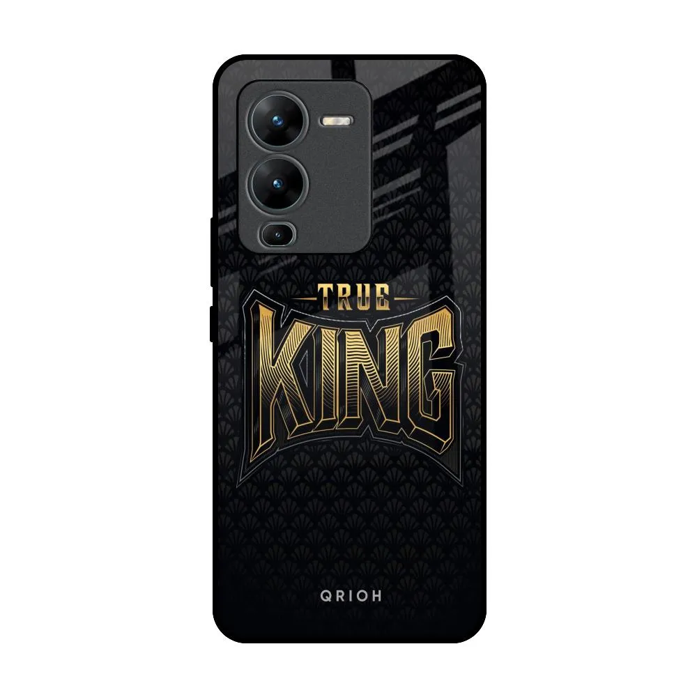 True King Glass Case for Vivo V25 Pro Modern Accessory Slim Profile