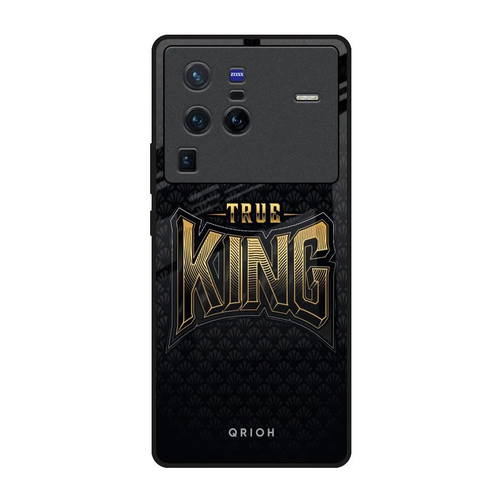 True King Glass Case for Vivo X80 Pro 5G Clear Protection Clear Design