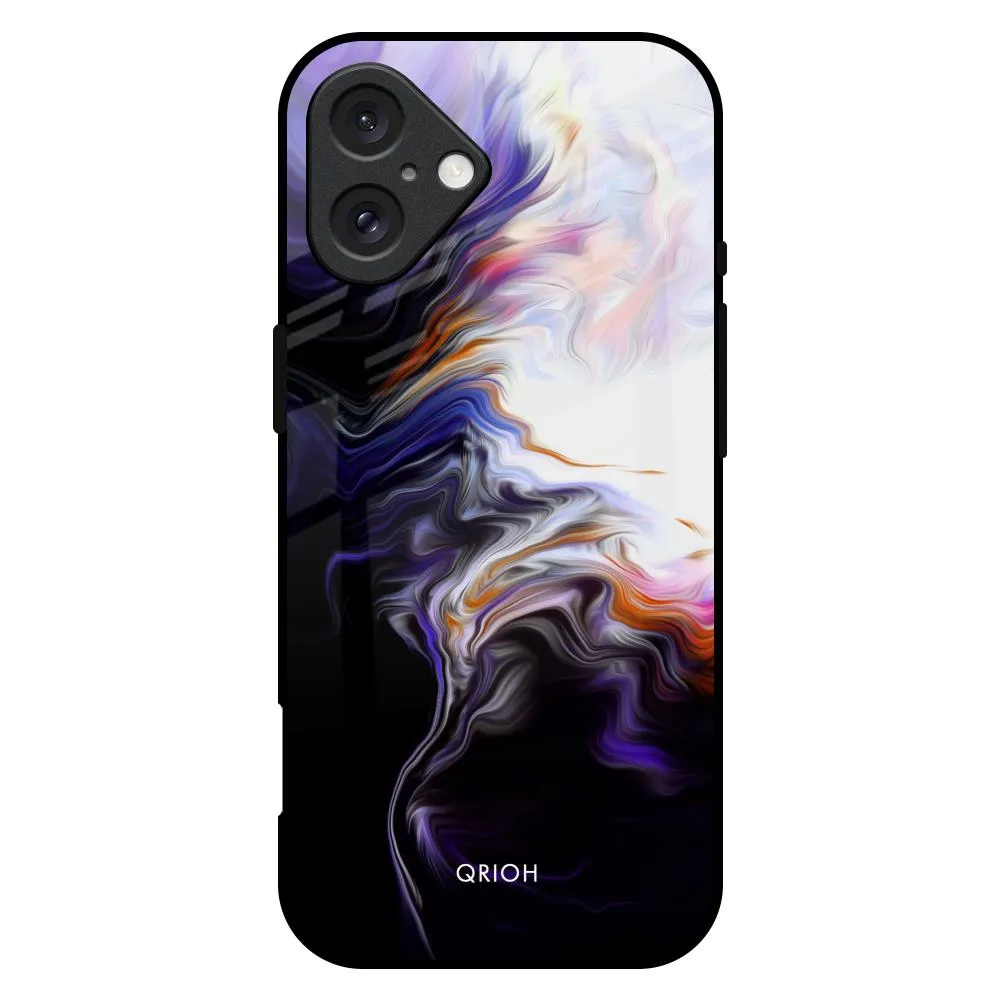 Enigma Smoke Glass Case for iPhone 16 Plus Soft Finish