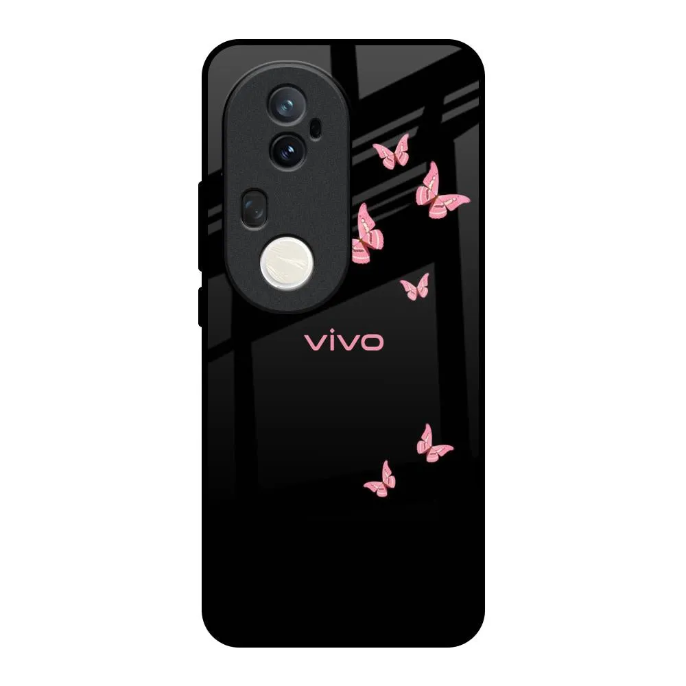 Lightweight Frame Fly Butterfly Glass Case for Vivo T4 Ultra 5G