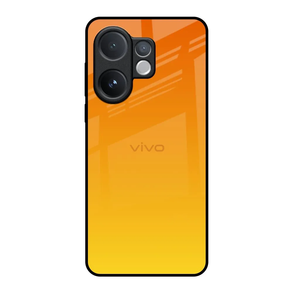 Sunset Glass Case for Vivo V60 5G Shockproof Frame Frosted Finish